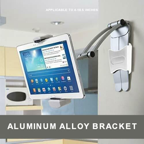 Metal Tablet Stand Kitchen Desktop Mobile Phone Holder for Used in kitchen Wall Desktop Tablet Stand Mounting Air Holder