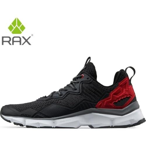RAX Mens Cushioning Running Shoes Safe Night Running Outdoor Sports Brand Sneakers Men Trekking Shoes Male Gym Running Shoes