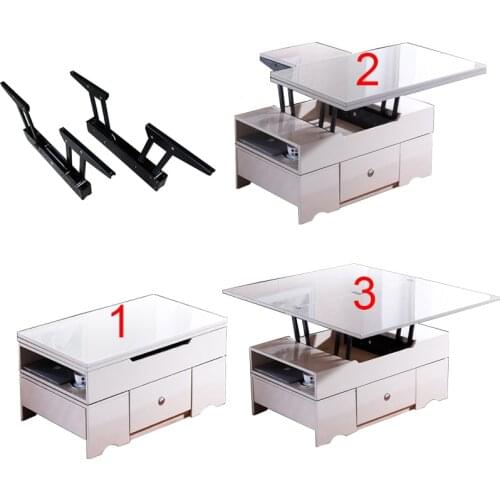 Small kind double support coffee table mechanism/folding table frame for livingroom furniture B07