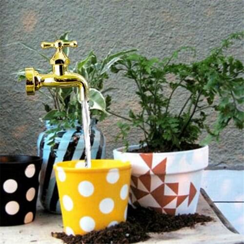 New Invisible Water Art Invisible Flowing Spout Watering Can Fountain Yard Art Decor Magic Tap Running Water Decoration Crafts