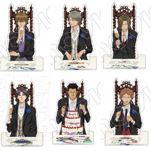 Anime New Prince of Tennis Ryoma Echizen Atobe Keigo Acrylic Figure Stand Display Model Plate Table Decor Western Food Series