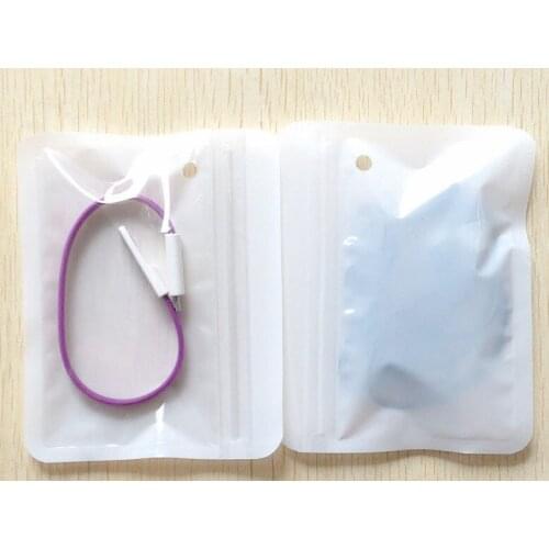 Wholesale 1000pcs/lot 9.3*11.5CM white clear Plastic zipper opp bag retail package for cable charger mobile phone accessories