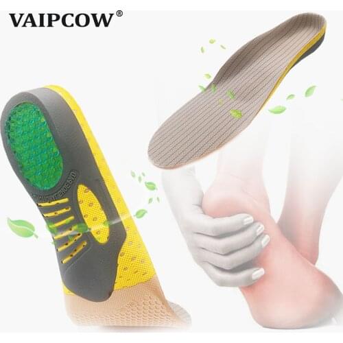 PVC Orthopedic Insoles Orthotics flat foot Health Sole Pad for Shoes insert Arch Support pad for plantar fasciitis Feet Care