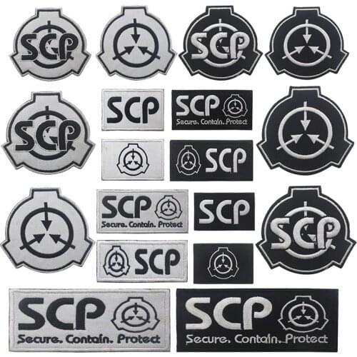Special Containment Procedures Foundation Secure Contain Protect SCP Patches Military Tactical Badges Applique SCP Patches