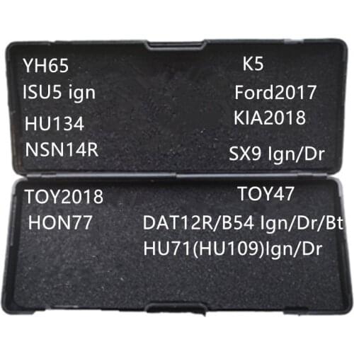 Genuine Locksmith Tools lishi YH65 ISU5 ign HU134 NSN14R DAT12R HU71 K5 Ford2017 kia2018 SX9 TOY2018 TOY47 HON77
