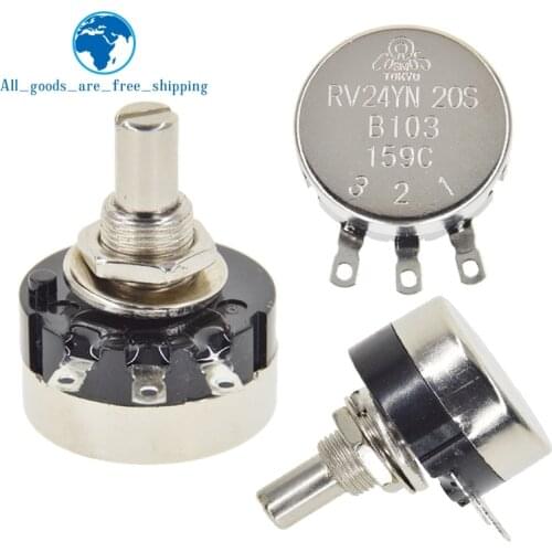 RV24YN20S B201 B501 B102 B202 B502 B103 B203 B503 B104 B204 B254 B504 B105 500 ohm 10K 20K 50K 100K 200K ohm Potentiometer