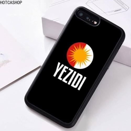 Yazidis Flag Phone Case Rubber For iphone 12 11 Pro Max Mini XS Max 8 7 6 6S Plus X 5S SE 2020 XR cover