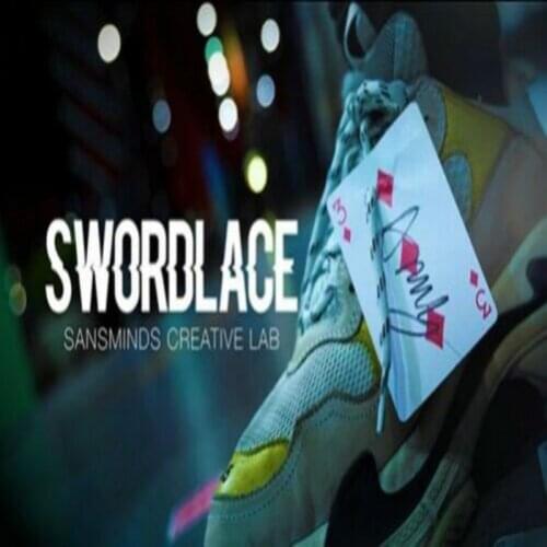 Pro Series: Swordlace White (DVD and Gimmick) by SansMinds Creative Lab Close up Magic Tricks Illusions Street Magia Fun Bar