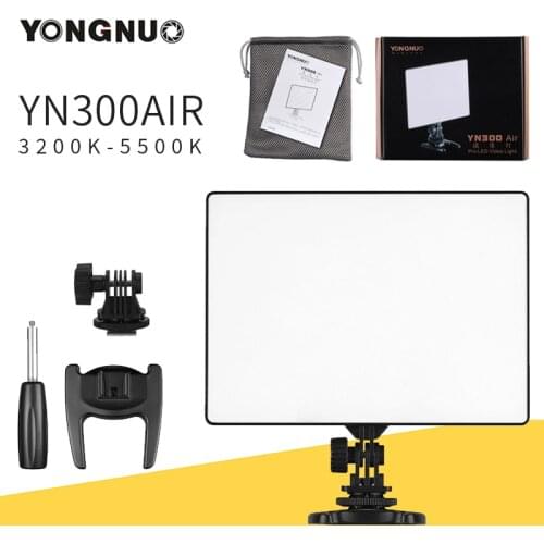 YONGNUO YN300 Air LED Video Light Photography Camera 96 LED Light Adjustable Color Temperature 3200K-5500K for Canon Nikon