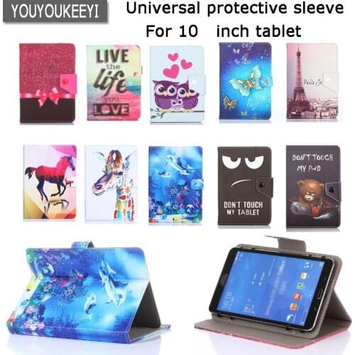 Universal Case For Alcatel Pixi 3 10 10.1" Inch Tablet PU Leather cover case+ Free 3 Gift
