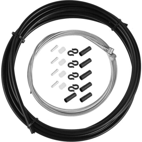 Bicycle Brake Cable with Housing Universal Cycling Mountain Bike Bicycle Brake Cable Wire Tube 170cm Line +Housing Kit