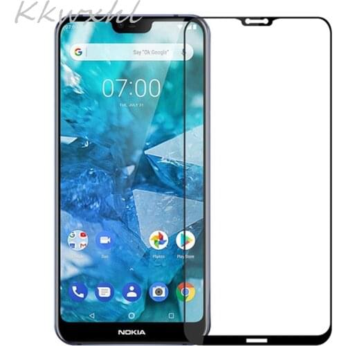 Tempered Glass For Nokia 6 (2017) 8.1 7.1 7 Plus X71 2.2 3.2 4.2 6.1 Full Cover 9H film Explosion-proof Screen Protector cover
