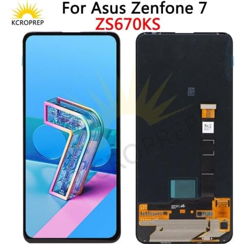 6.67'' For Asus Zenfone 7 ZS670KS I002D LCD Display Touch Screen Digitizer Assembly For Asus ZS670KS lcd Replacement Accessory