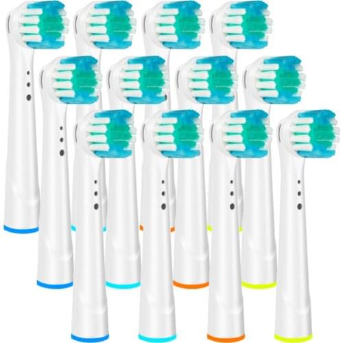 12Pcs Standard Replacement Toothbrush Heads for Oral B Electric Toothbrush Replacement Brush Heads