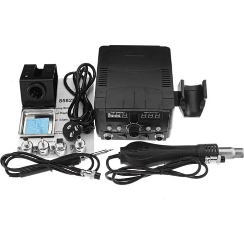 2 in1 Hot Air Gun Digital Display Soldering Iron Desoldering Station SMD Constant Temperature Rework Station