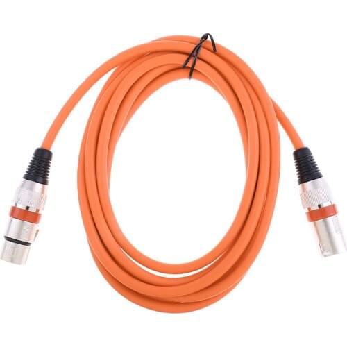 2M/6Ft XLR Male/Female Balance 3pin MIC Shielded Cable Microphone Audio Cord