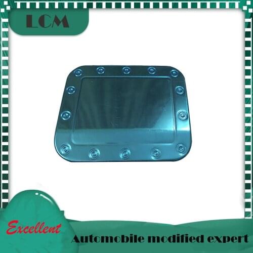 2005-2010 For Chrysler 300C Stick on Type 304 Stainless Steel Fuel Door Cover-1pcs/set