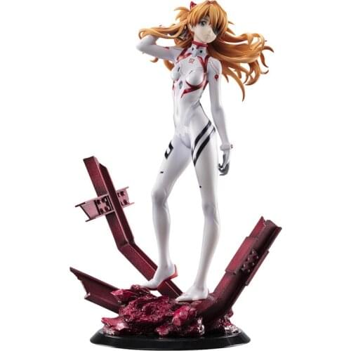 Pre Sale Asuka Langley Soryu Anime Figure Eva Droiyan Anime Figure Figural Figurine Models Pvc Toy 27Cm Japanese Movie Periphery
