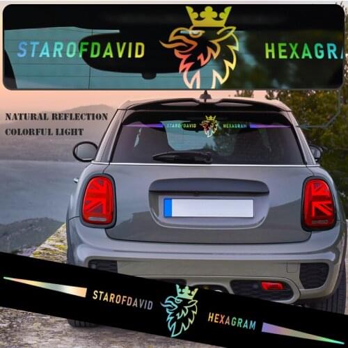 Car Reflective Laser Vinyl Sticker Decals Car Styling For SAAB 9-3 9-5 93 9000 900 9-7 600 99 9-X 97X Turbo X Monster 9-2X GT750