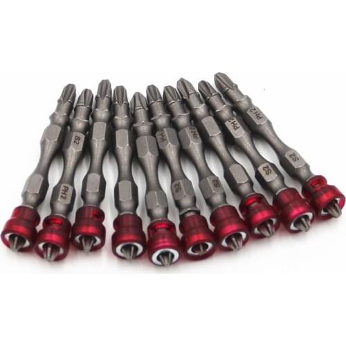 PH2/S2 cross head Screwdriver Bit Double Head Magnetic Screwdriver Bit Anti-Slip Screw Electric Power Driver Bit For Power Tools