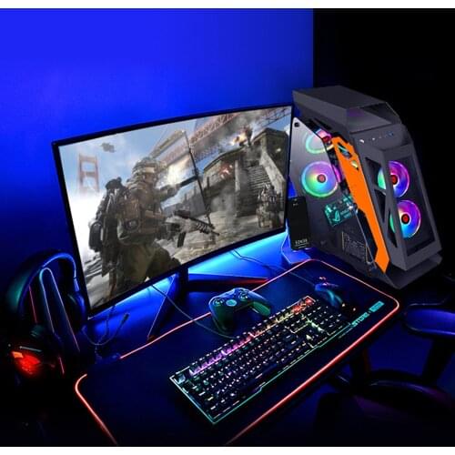 MATX Mini ITX Motherboard Computer Gamer Case DIY Side Transparent Open Mini Mute Desktop Case Gaming Tower