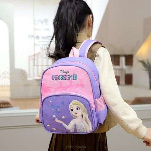 Disney Childrens Schoolbag Primary School Grades 1-3 Boys and Girls Cartoon Frozen Elsa Anna Backpack bookbag frozen princess