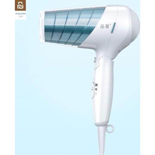 Youpin Pinjing Electric Hair Dryer 1800W Air Outlet Foldable Anti-Hot Intelligent Temperature Control Easy modeling Travel