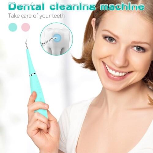 Electric Tooth Cleaner Is Used To Remove Stains On The Surface Of Teeth Dead Skin Removal Peeling beauty Tooth Deep Cleansing
