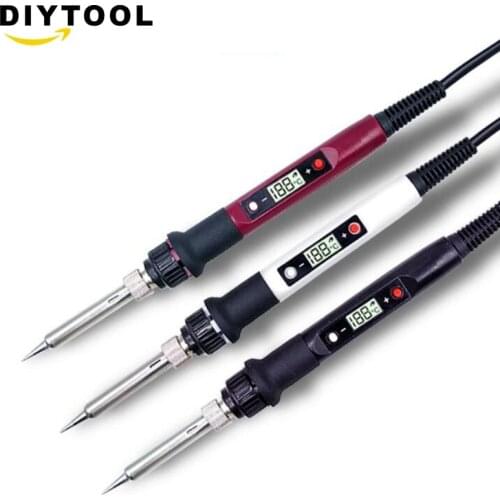 80W digital display thermostat thermostat electric soldering iron set multifunctional welding soldering pen repair tool