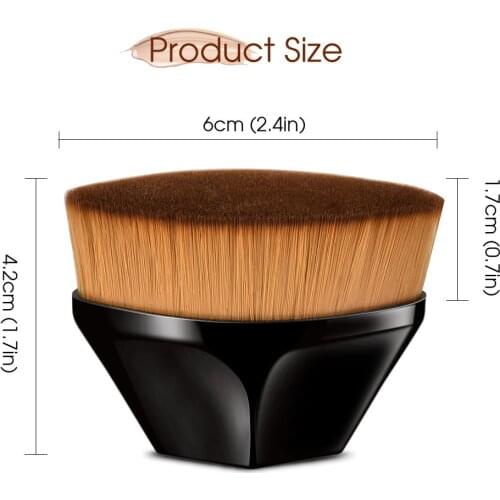 Makeup Brushes Beauty Tool1Set Make up buffer base Brush Flat Top petal hexagonMakeup Liquid Foundation Brush flawless kabuki