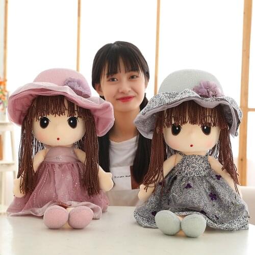 Cute cartoon Original stuffed doll high quality Wear sun hat Mayfair Dolls plush toys for children girls Christmas birthday gift