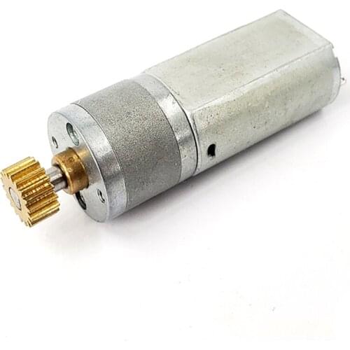 Miniature 180 reducer motor DC 3V-12V 98 rpm full metal gear toy model small reducer motor electric robot accessories