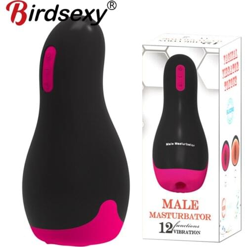 Male Masturbator Vibrator for Men Silicone Automatic Heating Sucking Oral Voice Sex Cup Adult Intimate Sex Toys Blowjob Machine