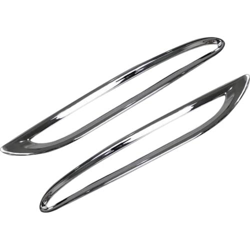 Fit for Mercedes-Benz New E-Class W213 E300 Sedan Sport 2017 2018 2019 2020 Chrome Rear Fog Light Lamp Cover Trim
