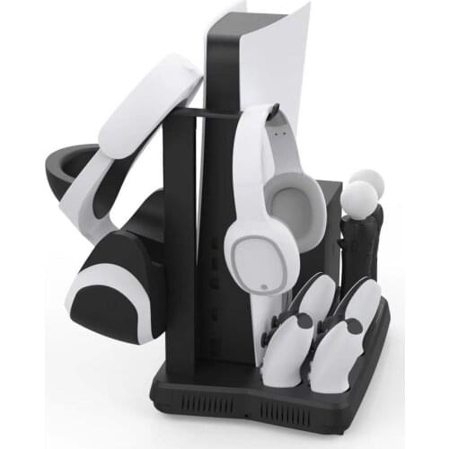 Charging Display Stand Game Console Charger Base For PS5 Charging Base And Display Stand For PS5 High-speed Silent Cooling Fans