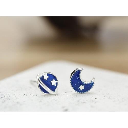2019 Special Offer Bohemia Earings Aros Hot Sale Authentic Moon And Planet Stud Earrings For Women Fashion Jewelry