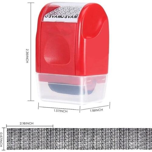 Improved Creative Identity Privacy Protection Confidentiality Roller Stamp Information Coverage Data Protection Data Protector