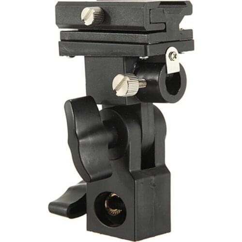 High Quality B Type Universal Mount Flash Hot Shoe Adapter Trigger Umbrella Holder Swivel Light Stand Bracket