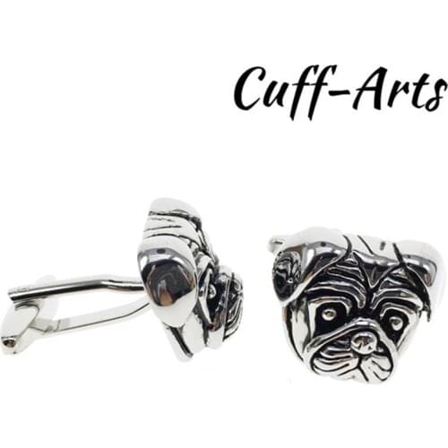 Cuffarts Cufflinks Animal French Bulldog Decoration Cuff Links Jewelry 2018 Gentleman Luxury Cufflinks Gifts C10057