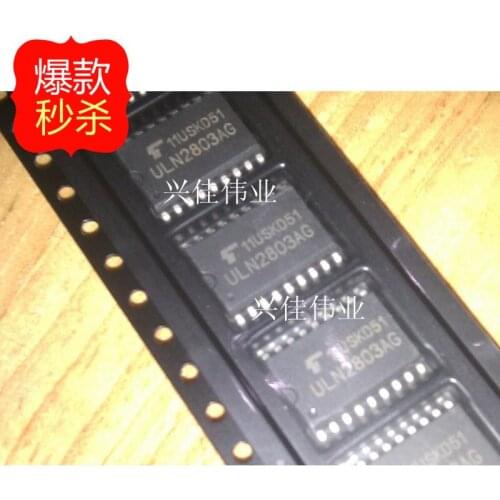 10PCS New ULN2803 ULN2803AG SOP Darlington driver IC