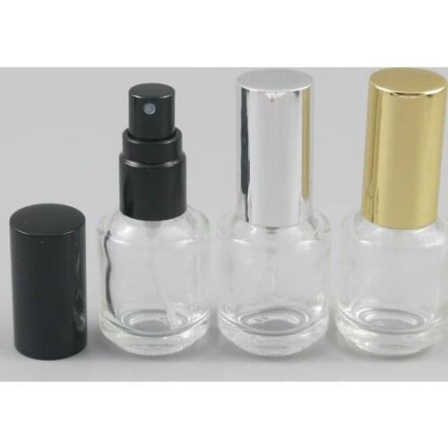 5pcs 5ml small thick glass bottle mist sprayer perfume e Liquid parfum bottle cosmetic vial travel portable