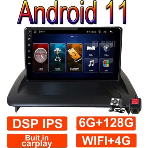 6+128G Android 11 For VOLVO C30 S40 C70 2006-2012 Car Multimedia Player Radio Navi Stereo IPS 9 Inch Bluetooth WIFI 4G DSP DVR