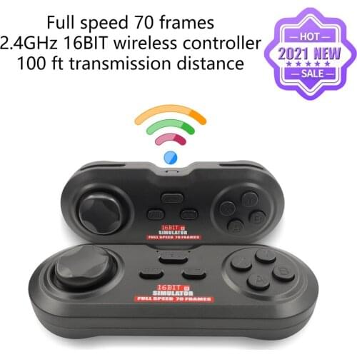 Video Game Console Wireless Handheld TV Stick Mini Portable Console Build In 2000 Classic 16 Bit Games Dual Gamepad AV Output