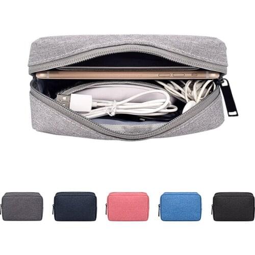 Travel Solid Make Up Bags Carrying Wash Cosmetic Tote Bag Makeup Beauty Cable Organizer Toiletry Pouch Storage Cosmetic Case Bag