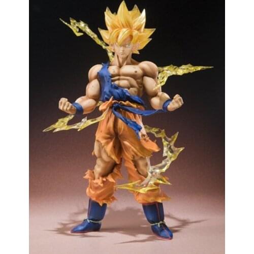 Dragon Ball Z Goku Super Saiyan 2 PVC Action Figures 150mm Anime Dragon Ball Super Son Goku SSJ2 Figurine Model Toys