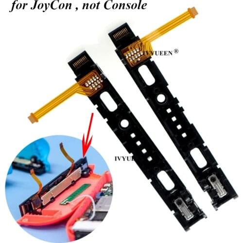 IVYUEEN for Nintendo Switch NS Joy Con Original Left Right Slider Rail Way with Sensor Flex Cable Replacement Repair Fix Parts