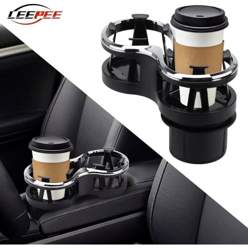 Fashion Car Holder Drinking Bottle Water Coffea Cup Stand Bracket Storage Box Case Tools Adjustable Auto Accessories Organizer