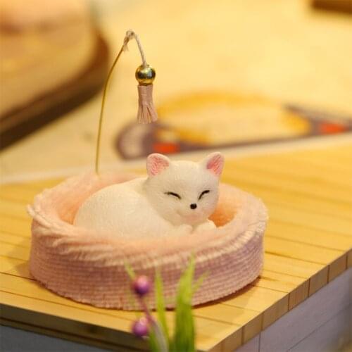 Wood DIY Miniature Dollhouse Kit with Furniture & Cat Coffee Shop, Wooden Mini Garden House Set, Best Gift for Adults and Teens