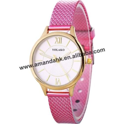 Wholesale Silicone Women Quartz Analog Colorful Wrist Watch Hot Sale Silicone Women Dress Wrist Watches 918941