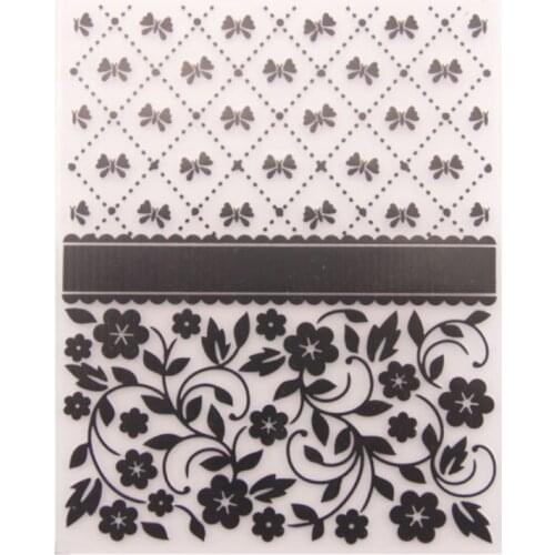Plastic Embossing Folder Stencils Template Molds DIY Scrapbooking Paper Photo Album Card Decoration Flower Butterfly